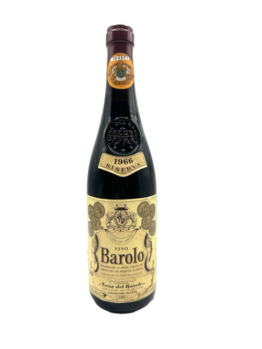 Vino rosso barolo riserva - vino, 1966