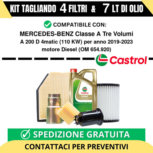 Tagliando per mercedes benz - per, mercedes-benz