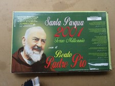 padre pio zaino sedia foulard cappellini santa pasqua 2001 terzo millennio