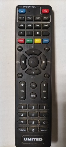 Telecomando per decoder united - per,