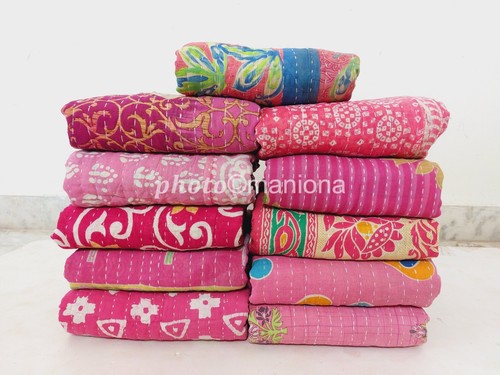 Trapunta kantha indiana - indiana, fatta