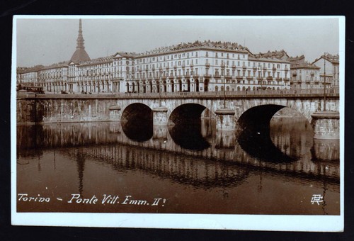 Torino cartolina ponte vitt - ponte,