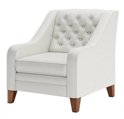 Poltrona tessuto bianco arredo