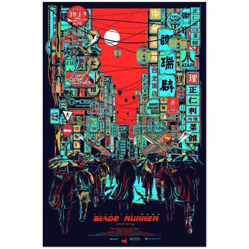 Poster blade runner - runner, city