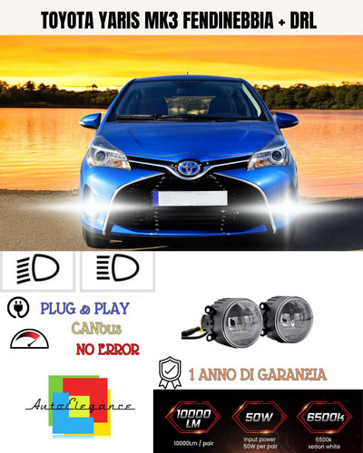 Set proiettori led toyota - proiettori,