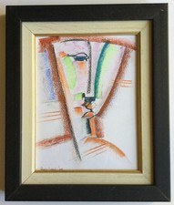 Pastello cera su cartoncino