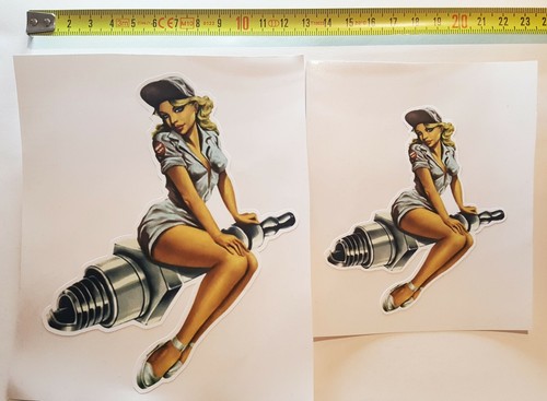 Adesivi pin girl old - pin,