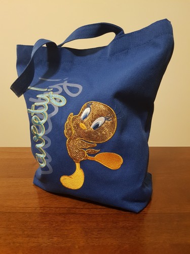 Borsa tote bag ricamo - , titti