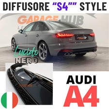 DIFFUSORE S4 LOOK 🔥AUDI 🔥 A4 B9 S LINE 2020-2022 POSTERIORE SOTTO PARAURTI