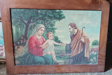 quadro antico raffigurante sacra famiglia religione