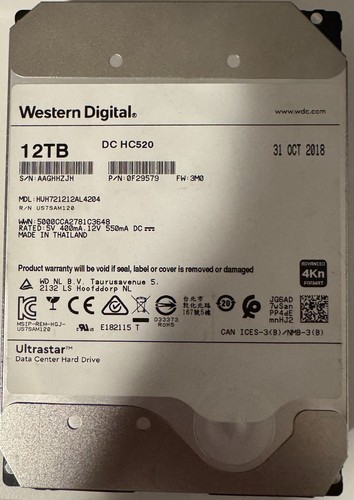 Hgst ultrastar hc520 - hgst, wd