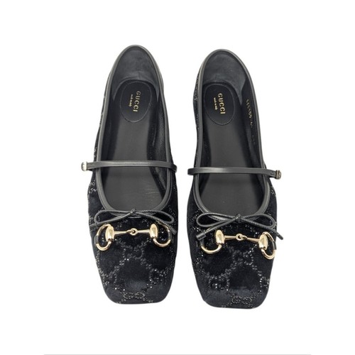 Gucci ballerina nera - , velluto