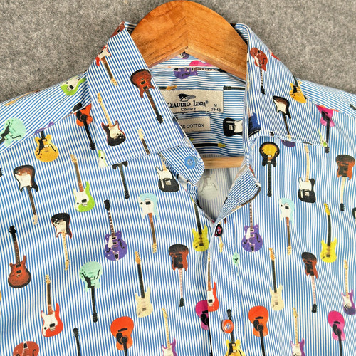 Claudio lugli camicia uomo - camicia, blu