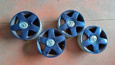 N.4 CERCHI VW POLO 5 FORI 15"6J H2 ET43 VERNICIATI