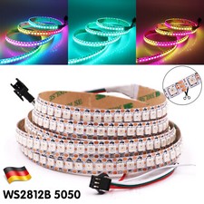 Striscia LED 5V WS2812B 5050 Striscia RGB Barra Luminosa Indirizzabile Personalizzabile 1-5m
