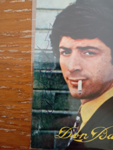 Don backy autografo originale - autografo,