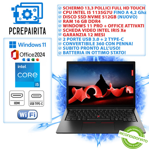Lenovo yoga l13 - pc, portatile