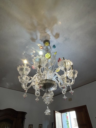 Lampadario vetro murano - lampadario,