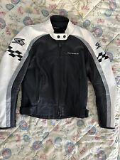 Spyke Giacca da moto in pelle da uomo giacche protettive corazzate da moto