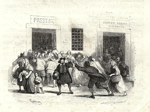 Stampa antica promessi sposi - stampa,
