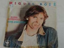 DISCO 45 GIRI- MIGUEL BOSE'- CON 2 CANZONI-super superman,vote johnny 23- STE...