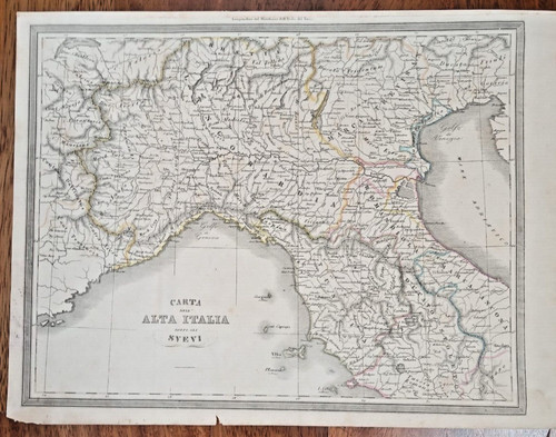 Carta dell alta italia - dell'alta,