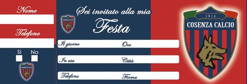 Biglietti inviti cosenza - biglietti,
