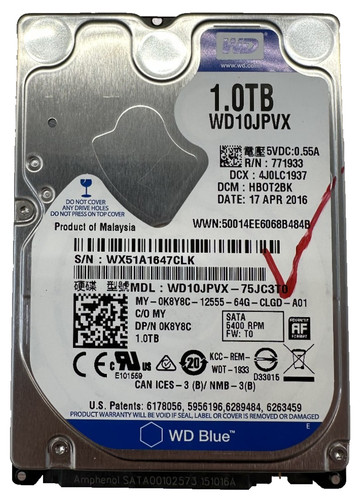 Wd10jpvx 75jc3t0 2 5 - 1, 2,5"