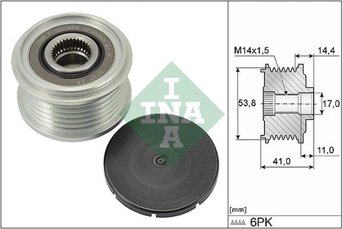 Ruota libera generatore ina - 1x,