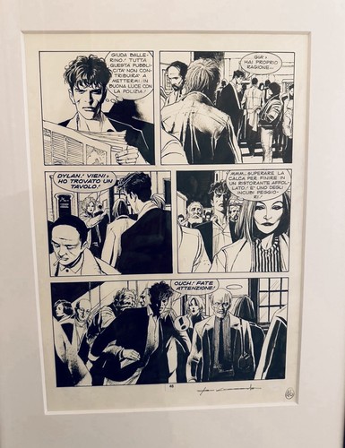 Tavola originale dylan dog - tavola,