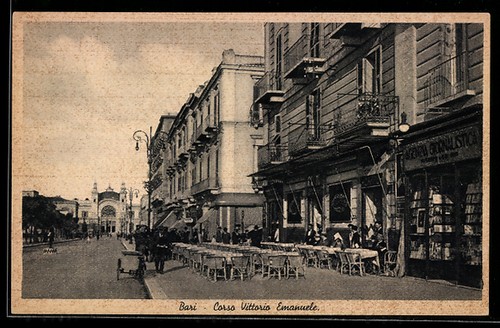 Cartolina bari corso vittorio - cartolina,