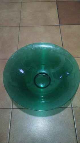 Grande piatto verde vintage - grande,