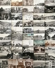 Sicilia - Lotto di 51 cartoline in b/n di grande formato