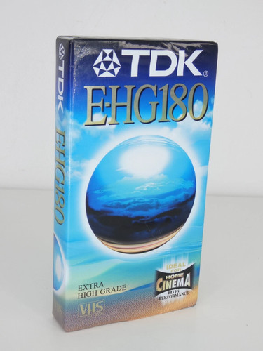 Videocassetta tdk vhs - vhs, ehg180