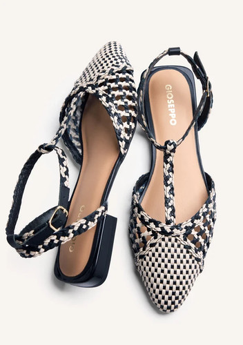 Ballerine pelle intrecciata - pelle,