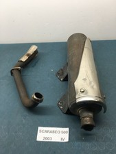 MARMITTA COMPLETA APRILIA SCARABEO 500  2001 2002 2003 2005 2006