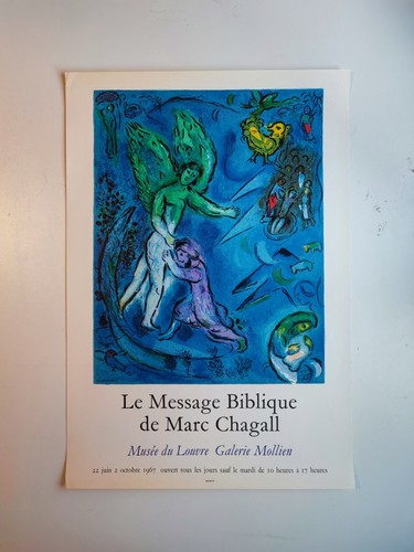 Chagall affiche exposition - chagall,