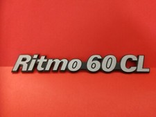 Fregio Scritta FIAT "Ritmo 60 CL Originale Badge Logo 
