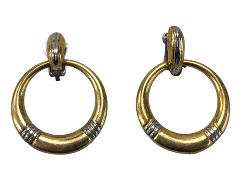 Orecchini vintage cerchi clip - orecchini,