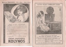 TUNISI 1932 _ LIBRETTO DI PUBBLICITà _ RADIO PHILIPS 2511