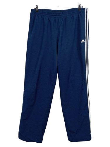 Adidas pantaloni tuta uomo blu - pantaloni,