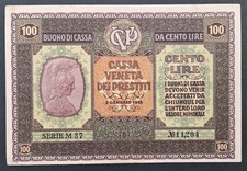100 LIRE CASSA VENETA DEI
