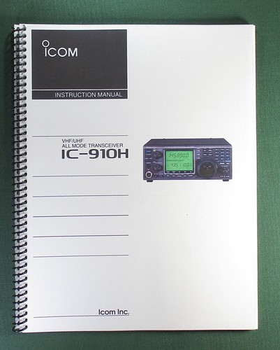 Manuale istruzioni icom - istruzioni,