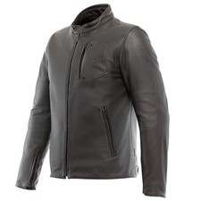 DAINESE GIACCA PELLE BOVINA FULCRO MARRONE/BROWN