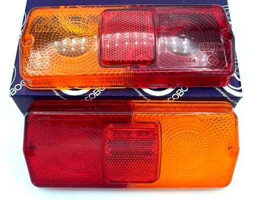 Coppia plastiche lenti fanale - plastiche,