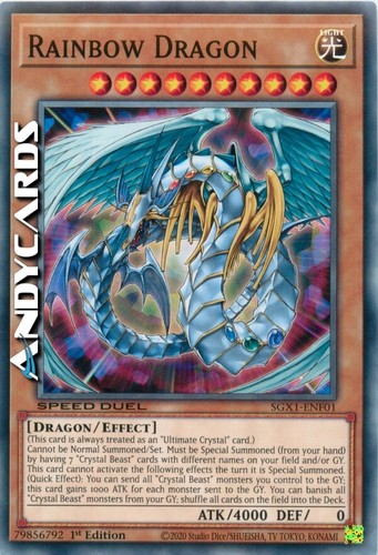 Rainbow dragon - (speed, duel)