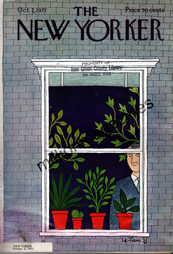 1971 new yorker october - october, 2