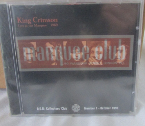 King crimson live marquee - king,