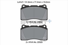 Pastiglie Freni MITSUBISHI LANCER VIII (CY_A, CZ_A) EVO X - FQ330 (CZ4A) Anno 03