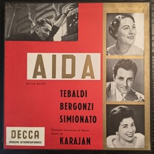 Aida Verdi Von Karajan 3x33RPM